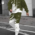 The new men's set for Spring and Autumn features street fashion casual comfort and soft 3D gradient pattern - View 2 | SAMAG