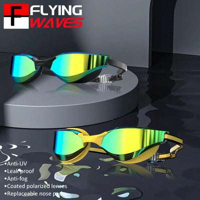 Professional Coated Swim Goggles Adult Men Women Anti - Fog | SAMAG