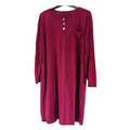 2026 Autumn Men's Nightgown Male Long Robe Solid Thin Loose Plus Size Long Sleeve One-Piece Pajamas for Men Bathrobe Homewear
