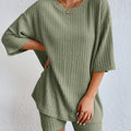 Spring Summer Short Sleeve T Shirt Short Pants Two Piece Set Women Casual Loose O Neck Top High Waist Tracksuit Female Outfits