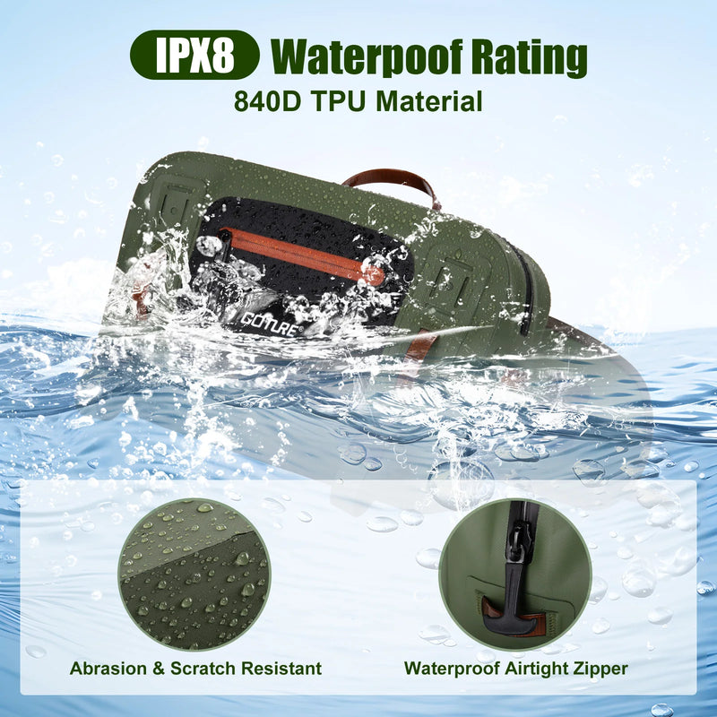Goture 34.5x23x12.5cm Ultra Light Waterproof Fly Fishing | SAMAG