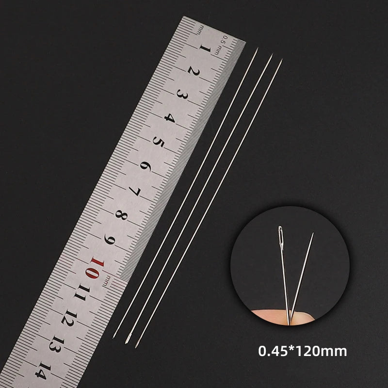 30pcs Metal Beading Needles For Beads Threading String Tambour/Jewelry Bracelet Necklace Making Pins Cord Tools Pins DIY Tool
