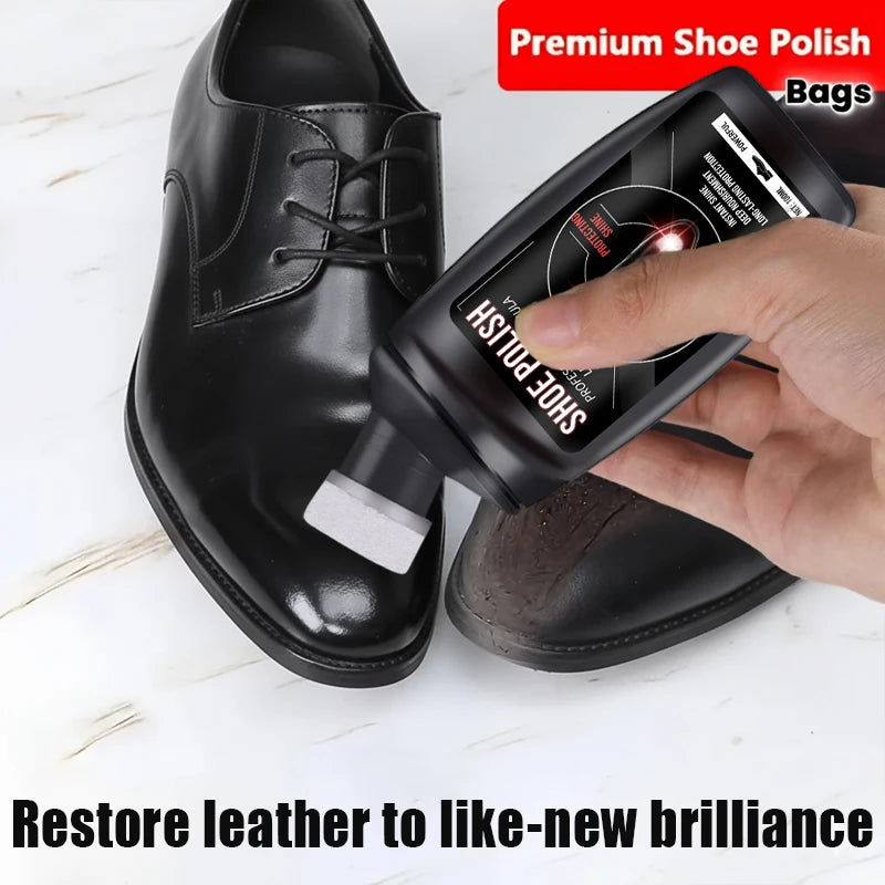 Ultimate Leather Shoe Polish - Pro-Grade Conditioner Restores Mirror-Like Shine | Nourishes, Protects Shoes Boots Bags Jackets