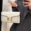 New Niche Bag Women's Premium Texture Solid Color Simple and Versatile Small Square Bag Commuter Multi-Compartment Shoulder Bag
