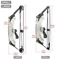 304 Stainless Steel Mini Compound Bow Set with 10 Arrows | SAMAG