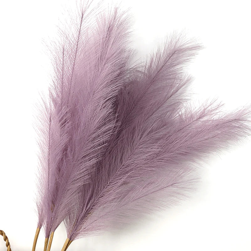 90/120cm Artificial Pampas Grass Bouquet Fake Flower for Home Room Decor Garden Wedding Decoration Outdoor Simulation Plant Reed