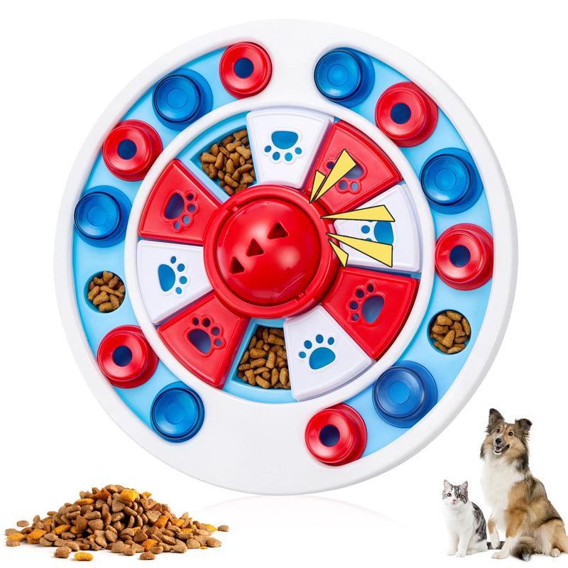Dogs Toys slow feeder Interactive Increase Puppy IQ Slowly Eating NonSlip Bowl Food Dispenser Pet Puzzle Cat Dogs Training Game