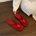 2026 Women's Wedges Heel Flip Flop Shoes Summer  Women Fashion Clip Toe Slippers Casual Comfort Beach Vacation Slides Shoe
