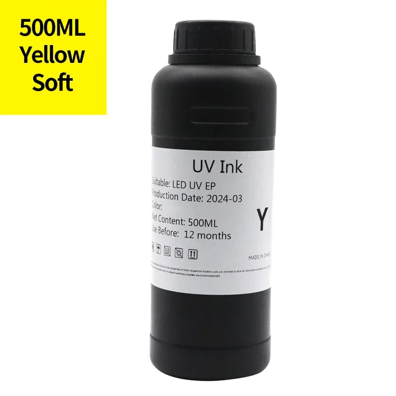 DAT 500ML UV Ink LED Ink Compatible For Epson i3200 i1600 XP600 L800 L805 L1800 TX800 1390 DX5 DX7 printhead UV Flatbed UV Ink