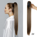 Synthetic Claw Clip On Ponytail Extension 22Inch Long Straight Wavy Ponytail Hair Ponytail With Claw Clip On Ponytail For Women
