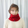 Winter Warm Knitted Neck Scarf for Women Men Plush Full Mask Outdoor Cashmere Solid Snood Scarves Thick Bufanda Muffler