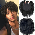 Synthetic Dreadlock Braided Half Wig Black Brown Blonde Grey Soft Faux Locs Natural Style Cosplay Costume Party Daily Anime Wigs