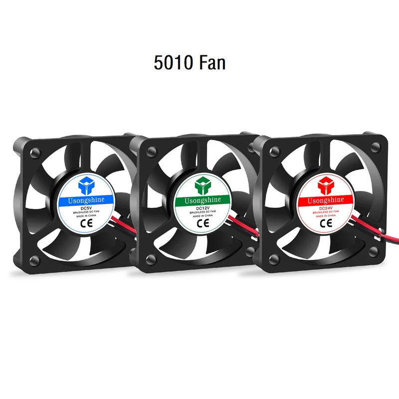 3D Printer Fan 5015/4020 Cooling Turbine 5V 12V 24V - Visuel 5 | SAMAG