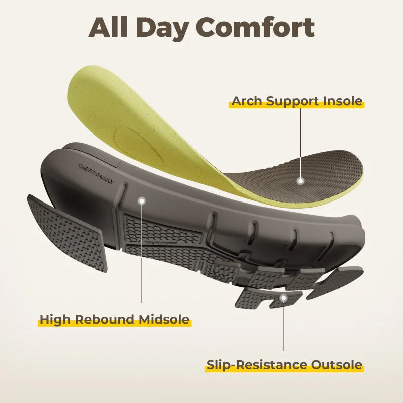 FitVille Men's Wide Width Slip On Oxford Shoes, Lightweight Casual Business Dress Walking Sneakers, Comfort Everyday Footwear with Arch Support for Long Time Standing