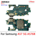 For Samsung A06 A16 A26 A36 A56 A07 A17 A37 A57 4G 5G USB Dock Charging Port Flex Cable Charger Board With Microphone Connector