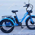 750w 3 Wheels Mountain Electric Bike With Two Seat For Elderly 48V Removable Battery Electric Tricycle Adults Off Road For Man