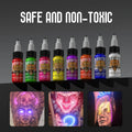 1PC 15ml DM Fluorescent Tattoo Ink Set Professional Beauty Paints Makeup Tattoo Supplies Semi-permanent Tattoo Supplies