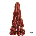 Loose Wave Braiding Hair Extensions 24" Synthetic Spiral Curls Braids Hair Pre Stretched Bouncy Braid French Curls Braiding Hair