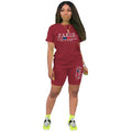 Women T-Shirts New Quality Casual Woman Clothing Summer Two Piece Set for O-Neck Shorts Daily Short Sleeve Tracksuit Hot Sales