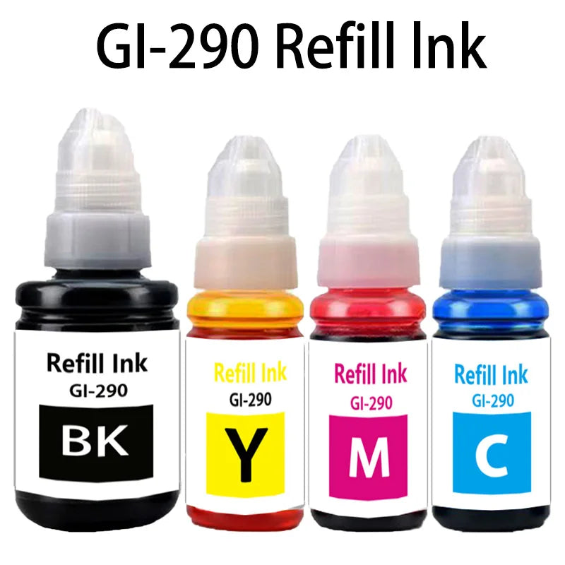 GI-290 GI 290 GI290 GI-490 GI 890 590 Refill Ink for Canon PIXMA G1400 G1410 G1411 G2400 G2410 G2411 G3400 G3410 G3411 G4400