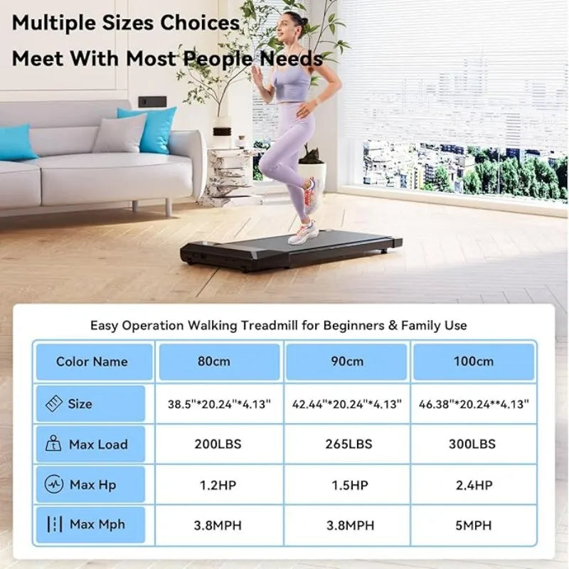 Superun 2 - in - 1 Home/Office 2.5 HP Walking Treadmill - View 4 | SAMAG