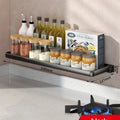 Foldable kitchen Storage Rack Fridge Organizer Storage Tray Clear Food Storage Organizer Spice Rack kitchen Organizer