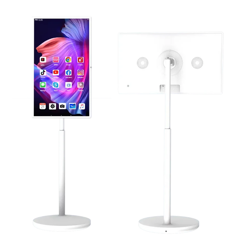 21.5 24 27 32 Inches Android Portable Smart TV Video Player Indoor Interactive Wireless Display With 5H 7H 9H Battery Life