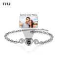 Custom Photo Bracelet Personalized Projection with Picture Inside 100 Languages I Love You Stainless - Visuel 15 | SAMAG