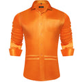 Solid Satin Shirts for Men Sage Green Black Yellow Red | SAMAG