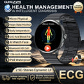 2026 New AI Accurate Diagnosis Body Fat Uric Acid BP ECG SmartWatch HD AMOLED Screen call Sport Health Smart watch For Men women