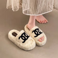 2026 Fashion Indoor Casual Non Slip Warm Women's Cotton Slippers Winter New Trendy Plush Comfort Soft Sole Shoes for Women