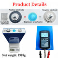 1-16pcs  Grade A 3.2V 105Ah New LiFePO4 battery Lithium iron phospha DIY 12V 24V 48V Electric Car Solar Inverter Boat Batteries