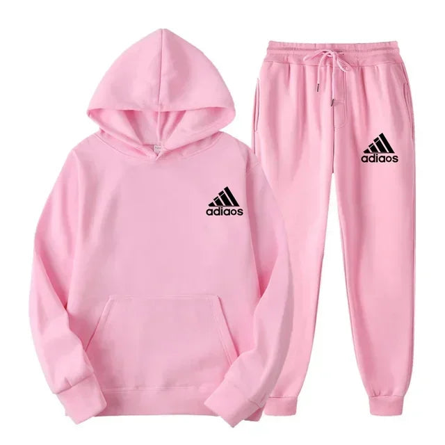 Popular autumn and winter hooded sweatshirt+jogging pants set suitable for both men and women in sports and - View 20 | SAMAG