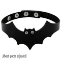 Woman Black Punk Choker Collar Necklace Sexy PU Leather Heart Lock Key Spike Chocker Gothic Cosplay Accessories Party Jewelry