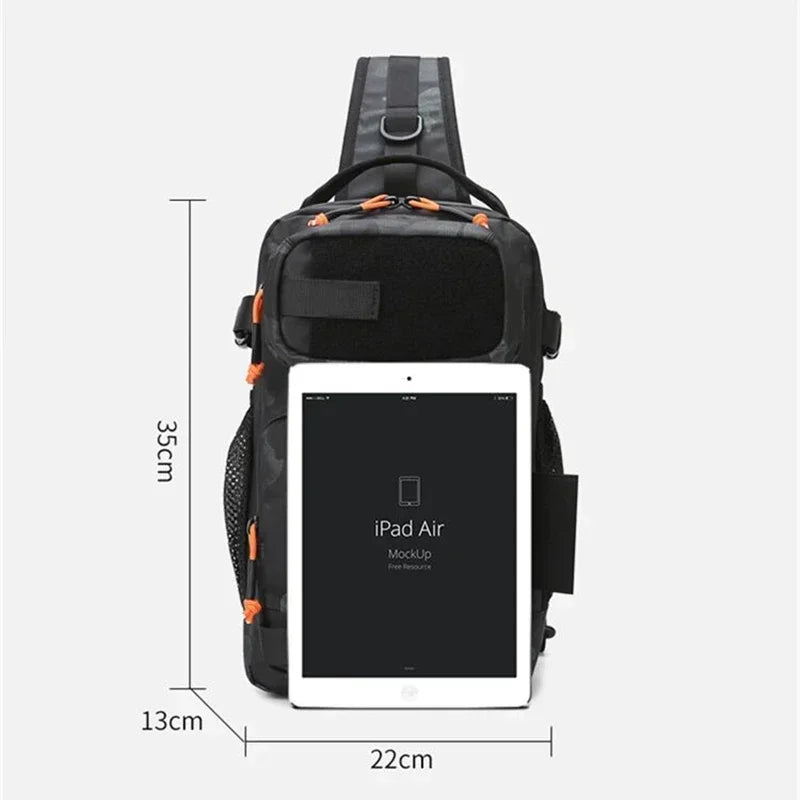 Fishing Tackle Backpack Storage Bag Men Outdoor Shoulder | SAMAG