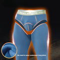Winter long johns mens leggings thickened fleece thermal underpanties long underpants for men
