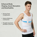 Men Compression Shirts for Men Shapewear Chest Abdomen Control Body Shaper Slimming Undershirt Workout Vest Tank Top