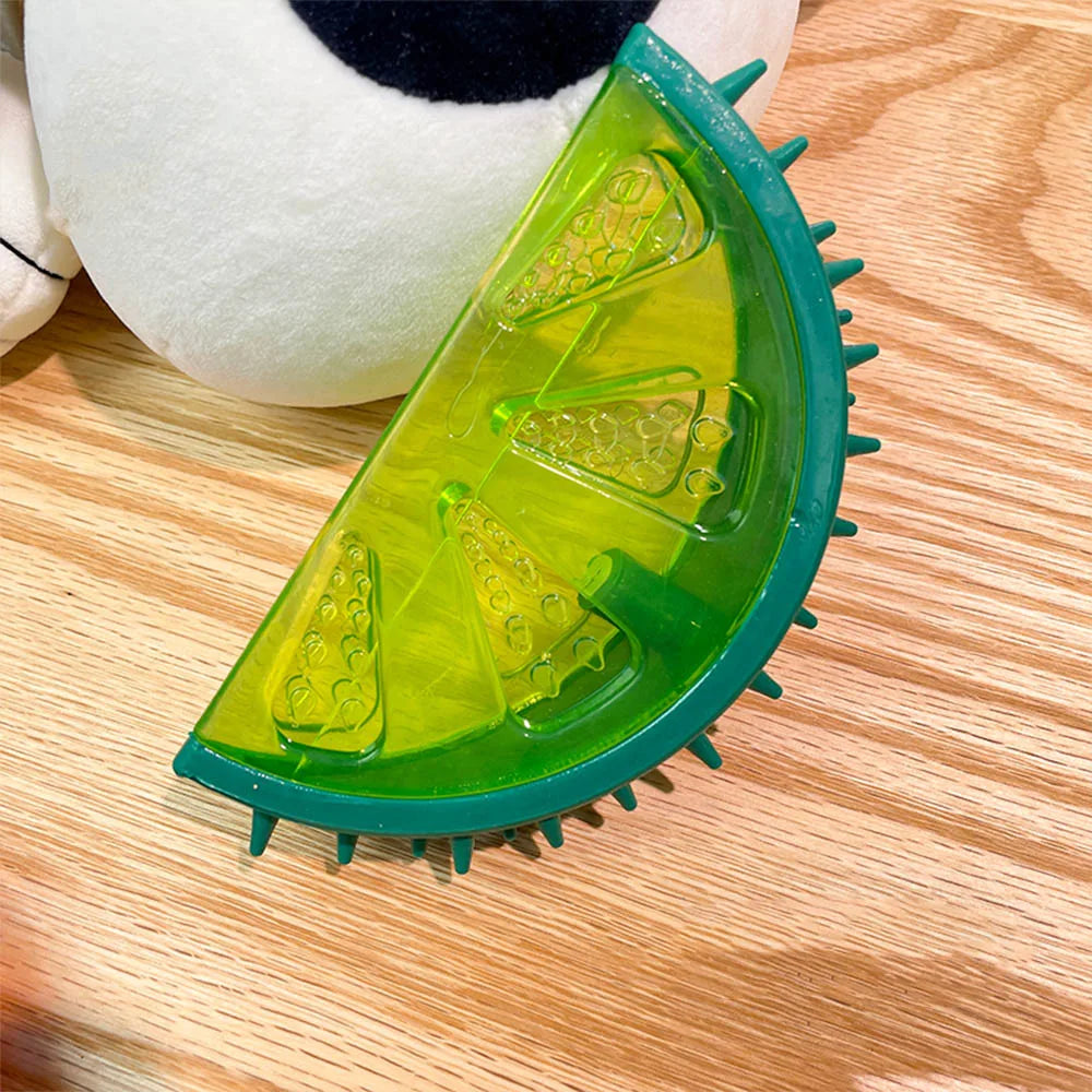 Pet Freezable Cooling Chew Toy Dog Cat toy Summer Pineapple Lemon Watermelon Design Durable Bite-Resistant Dog Ice Frozen Toys