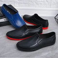 Low-Top Work Slip-on Male Shoes Water Low-heel Galoshes for City Cheap Wellies Fishing Offer Plastic Gumboots Men's Rain Boots