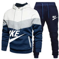Men Autumn Winter Sets Zipper Hoodie Pants Pieces Casual | SAMAG
