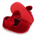 0-18 Months Red Girl Boy Newborn Baby Christmas Cute Cartoon Cotton Shoes Soft Sole Toddler Infant Walking Shoes