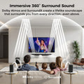 ULTIMEA Skywave F40 Boom 5.1.2ch Sound Bar with Dolby Atmos, Surround Sound System for TV with Subwoofer & 2 Surround Speakers