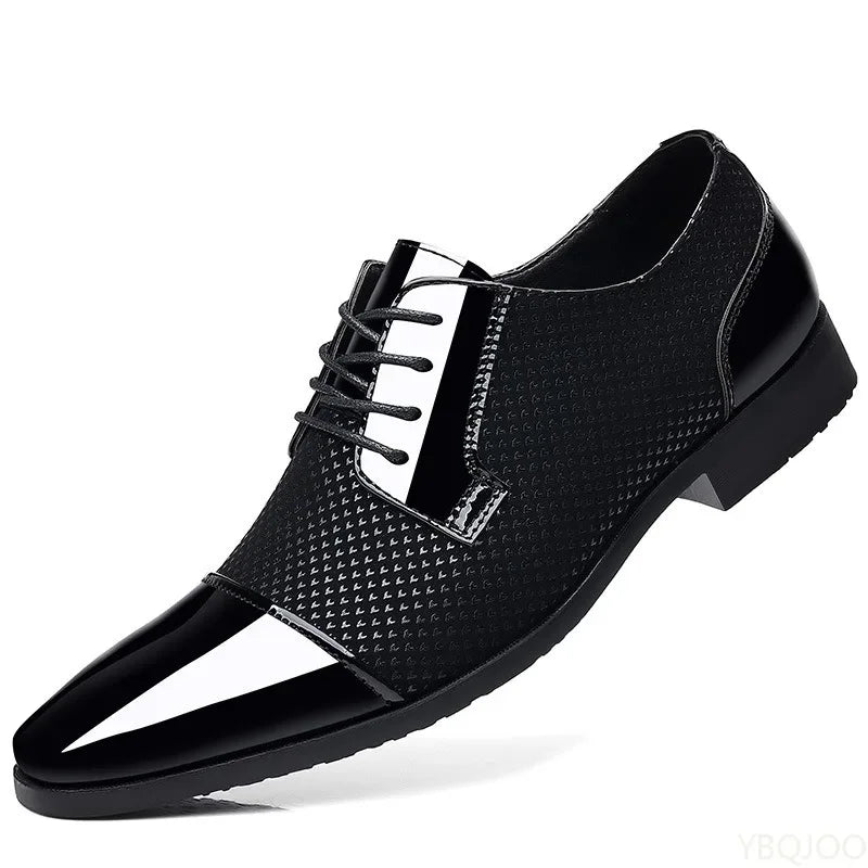 Large Size Fashionable Men's Office Formal Shoes, Low Cut Daily Comfortable Pointed Multifunctional Men's Wedding Shoes 2026