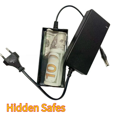 Disguise Computer Charger Hidden Safes Camouflage Adapter Anti - theft Private Money Jewelry Key Secret Storage Box | SAMAG