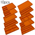 1 Set, (Including 8PCS) Flocking Jewelry Box Jewelry Tray