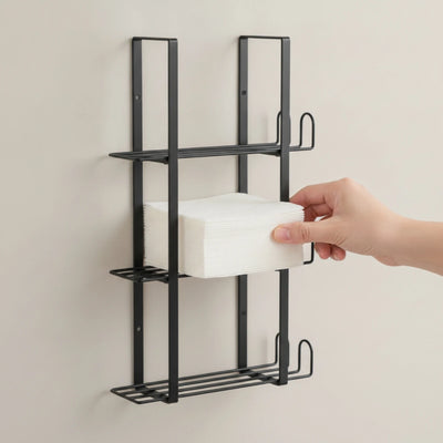 Wall - Mounted Storage Rack Space - Saving Three - Tier - Organizer Narrow Slim for Labs, Kitchens | SAMAG