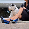Metallic Blue Extreme Pumps 16cm Lacquered High Heels Sexy Style Pointed Toe Patent Leather Stilettos Fashionable Slip on Pumps