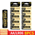 High Quality 1.5V AA LR06 Alkaline Battery Long Lasting Disposable Dry Batteries for Toy Remote Clock Wireless Mouse Keyboard