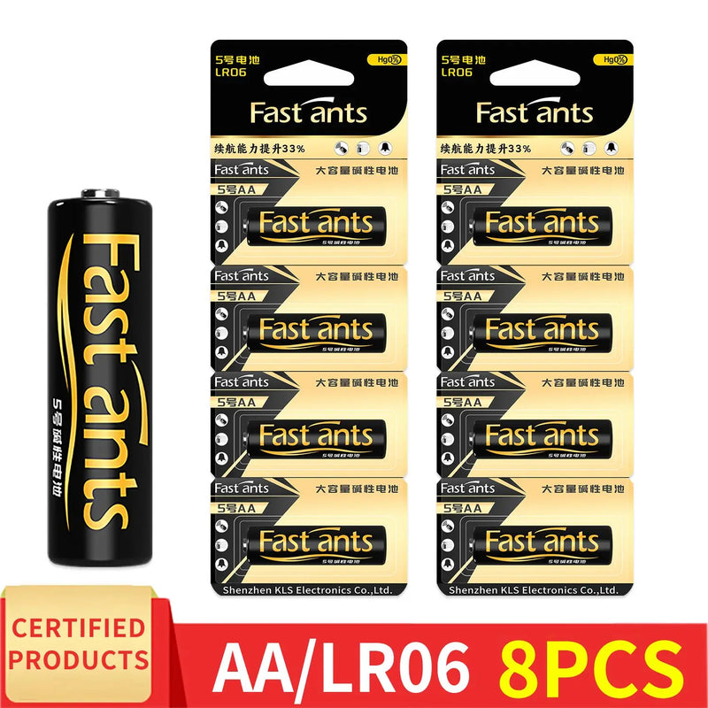 High Quality 1.5V AA LR06 Alkaline Battery Long Lasting Disposable Dry Batteries for Toy Remote Clock Wireless Mouse Keyboard