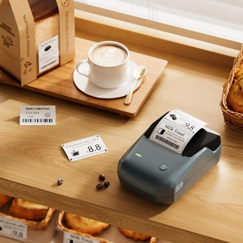 Niimbot B1 Mini Label Thermal Printer Portable Self-Adhesive Bluetooth Maker Machine For Round UV Tag Stickers Labels Rolls
